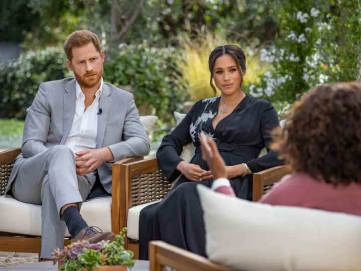 Printul Harry si Meghan Markle au anuntat sexul copilului in timpul interviului acordat pentru Oprah