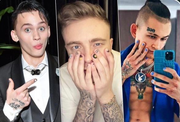 Roz, negru si auriu - culorile adorate de barbatii care isi vopsesc unghiile. Egor Kreed, Morgenshtern si alte vedete masculine care sparg tiparele si fac concurenta femeilor Roz, negru si auriu - culorile adorate de barbatii care isi vopsesc unghiile. Egor Kreed, Morgenshtern si alte vedete masculine care sparg tiparele si fac concurenta femeilor