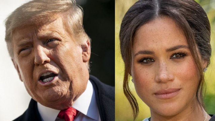 Donald Trump vs Meghan Markle. Fostul presedinte american ar vrea sa ii fie contracandidat ducesei de Sussex la alegerile din 2024 Donald Trump vs Meghan Markle. Fostul presedinte american ar vrea sa ii fie contracandidat ducesei de Sussex la alegerile din 2024