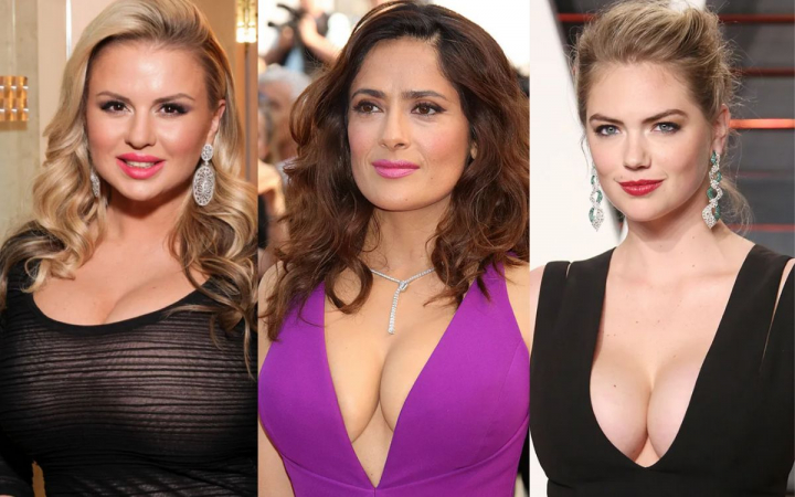 Mama natura a fost darnica cu ele! 10 vedete care se lauda cu un decolteu generos, fara a apela la implanturi Mama natura a fost darnica cu ele! 10 vedete care se lauda cu un decolteu generos, fara a apela la implanturi