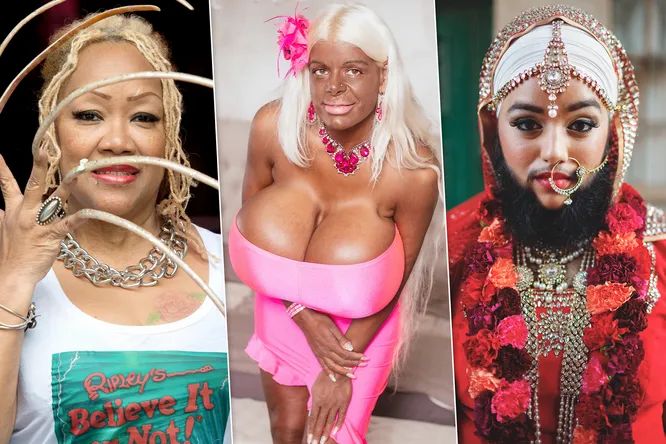 Unghii de 7 metri, injectii pentru bronzare, sani de 50 kg: recorduri socante in frumusete din toata lumea Unghii de 7 metri, injectii pentru bronzare, sani de 50 kg: recorduri socante in frumusete din toata lumea