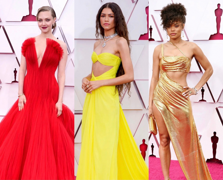 Rochii elegante VS ghete albe. Cum au aparut vedetele pe covorul rosu de la „Oscar” 2021. Vezi cele mai frumoase tinute - FOTO