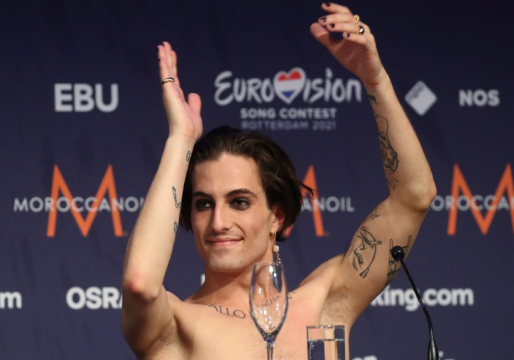 Cine este iubita lui Damiano David, solistul trupei care a castigat trofeul Eurovision 2021 Cine este iubita lui Damiano David, solistul trupei care a castigat trofeul Eurovision 2021