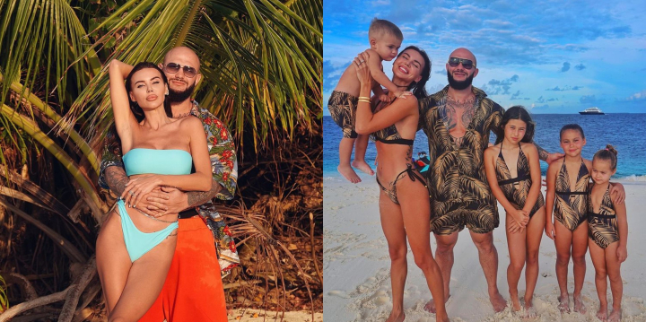 Oksana Samoilova si Dzhigan intr-o vacanta de lux: ,,Sunt gemeni". Asemanarea izbitoare dintre artist si... - FOTO