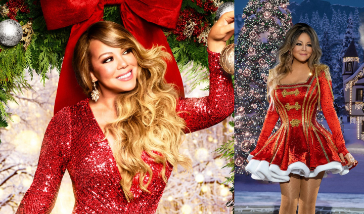 Fermecatoare! Mariah Carey a imbracat o rochie creata de un brand de lux din Moldova. Vezi tinuta din catifea - FOTO