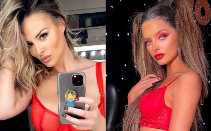 Cum il asteapta starletele din Anglia pe Mos Craciun: in lenjerie intima rosie Cum il asteapta starletele din Anglia pe Mos Craciun: in lenjerie intima rosie