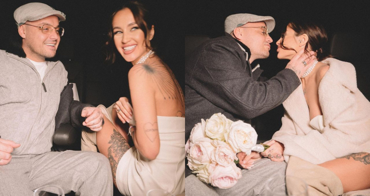 Rapperul Guf s-a casatorit pentru a doua oara! Fanii cred ca sotia acestuia urmeaza sa aiba un copil. Imagini de la nunta celor doi - FOTO Rapperul Guf s-a casatorit pentru a doua oara! Fanii cred ca sotia acestuia urmeaza sa aiba un copil. Imagini de la nunta celor doi - FOTO