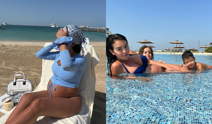 Georgina Rodriguez, la plaja in Dubai insarcinata cu gemeni. „Sunt mandra de familia mea” - FOTO
Georgina Rodriguez, la plaja in Dubai insarcinata cu gemeni. „Sunt mandra de familia mea” - FOTO