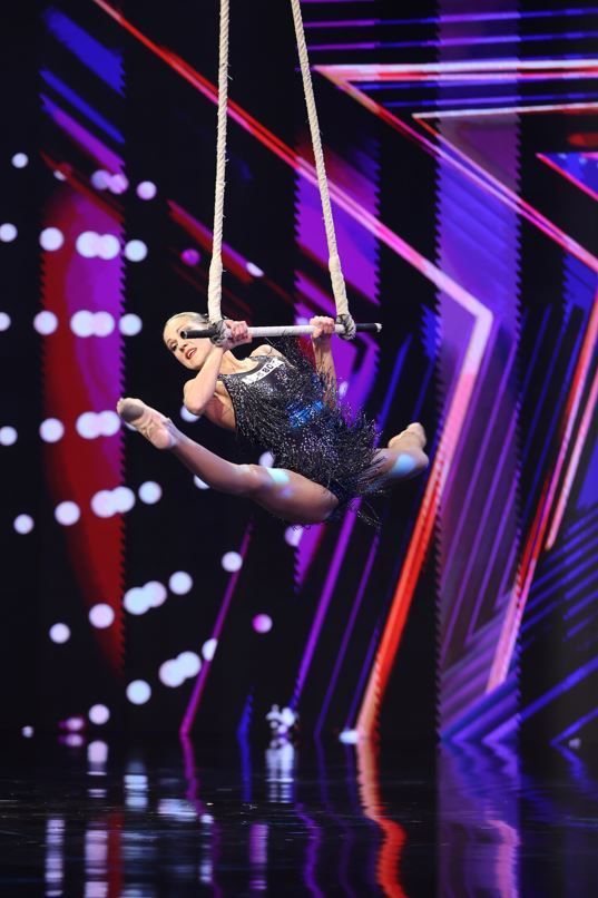 “Iti place atat de tare riscul!”. Marlena a prezentat un moment spectaculos de acrobatie la Romanii au talent - VIDEO
