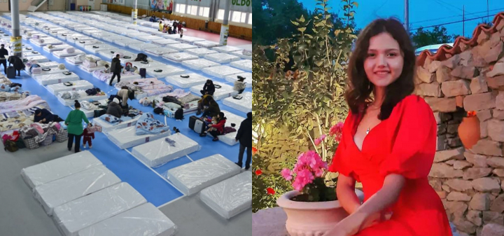 O sala de handbal din Chisinau a devenit adapost pentru refugiati! Voluntara Veronica Todos a povestit cum se simt ucrainenii in Moldova: „Ei sunt foarte recunoscatori pentru ce le oferim, dar...” -  VIDEO