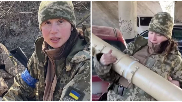 O mama a doi copii s-a alaturat armatei ucrainene, iar acum distruge tancurile rusesti O mama a doi copii s-a alaturat armatei ucrainene, iar acum distruge tancurile rusesti