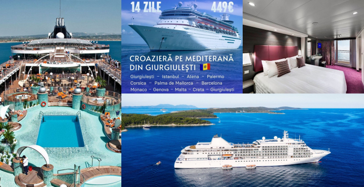 N-o sa iti vina sa crezi! Prima croaziera din Republica Moldova incepe pe 25 aprilie. Spectacole de  tip Broadway, artisti internationali, casinouri si cluburi  - toate pe o singura nava care porneste din Portul Giurgiulesti spre Marea Mediterana - FOTO/VIDEO