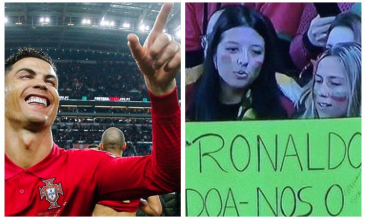 Ce i-au cerut doua fane lui Ronaldo depaseste orice limita. Momentul s-a petrecut la Portugalia-Macedonia de Nord - FOTO