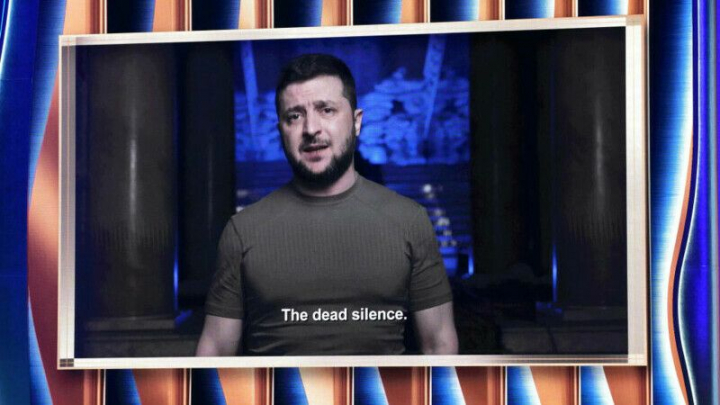 Zelenski, la Premiile Grammy: ″Nu exista ceva care sa se opuna mai mult razboiului decat muzica″ Zelenski, la Premiile Grammy: ″Nu exista ceva care sa se opuna mai mult razboiului decat muzica″