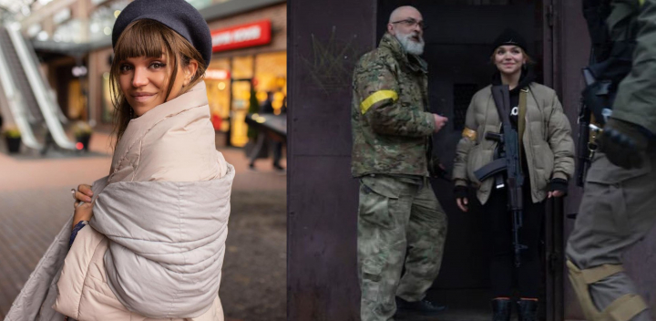 Un altfel de eroism! Make-up artista a interpretului Monatik s-a inrolat in armata in prima zi de razboi, iar de atunci isi apara tara cu orice pret: „Urmarind oamenii care fugeau in cautarea unui loc sigur, mi-am dat seama ca nu vreau sa fiu printre ei..” - FOTO