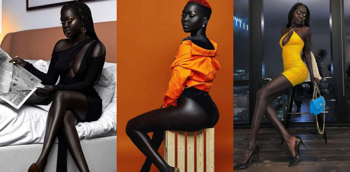 „Regina intunericului”. Nyakim Gatwech, modelul cu cea mai inchisa culoare a pielii, fascineaza cu frumusetea ei - FOTO
