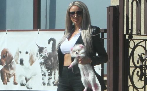 Bianca Dragusanu si catelul roz au tras toate privirile la Bucuresti. Imagini neretusate cu vedeta - FOTO Bianca Dragusanu si catelul roz au tras toate privirile la Bucuresti. Imagini neretusate cu vedeta - FOTO