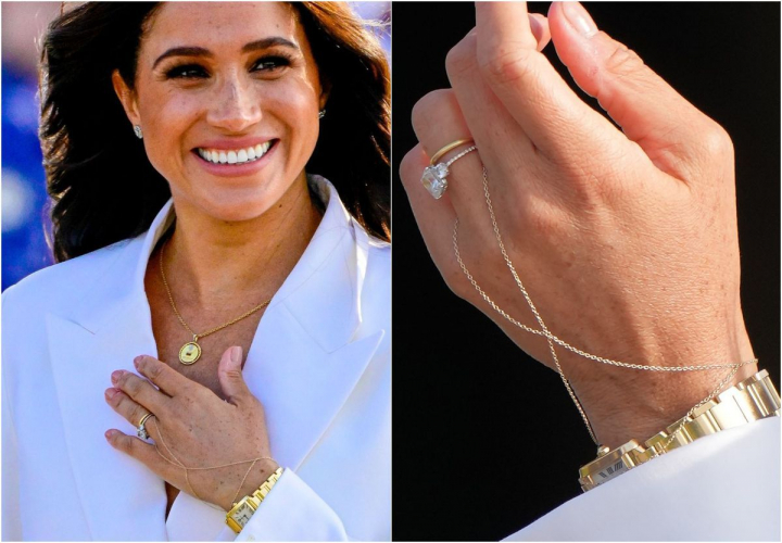 Ducesa diamantelor. Meghan Markle, cu bijuterii de 400.000 de dolari la prima aparitie in Europa de la Megxit - FOTO Ducesa diamantelor. Meghan Markle, cu bijuterii de 400.000 de dolari la prima aparitie in Europa de la Megxit - FOTO
