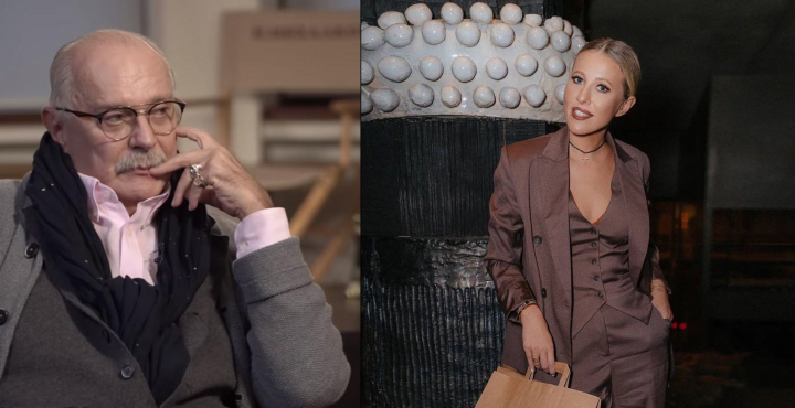 Actorul rus Nikita Mihalkov - replici dure in adresa Kseniei Sobchak: „Ii era frica ca conturile sa nu ii fie inchise si proprietatile private...” - FOTO