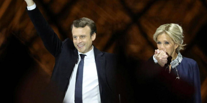Brigitte Macron a impresionat cu tinuta purtata la mitingul electoral al sotului ei - FOTO
