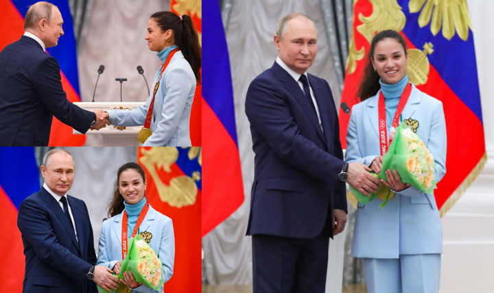 Discursul unei campioane olimpice din Rusia in fata lui Vladimir Putin: „Suntem pe drumul cel bun, vom castiga!” Discursul unei campioane olimpice din Rusia in fata lui Vladimir Putin: „Suntem pe drumul cel bun, vom castiga!”