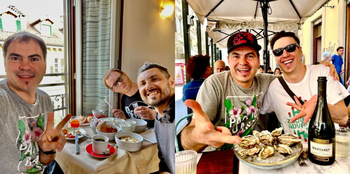 Este primul trenulet dulce din lume care a parcurs 3500 km! Alexandru Gutu s-a angajat sa duca trenuletul la Torino pentru a-i surprinde pe Fratii Advahov si formatia Zdob si Zdub: „Toti au fost foarte prietenosi si m-au ajutat sa transport tortul in siguranta” - VIDEO Este primul trenulet dulce din lume care a parcurs 3500 km! Alexandru Gutu s-a angajat sa duca trenuletul la Torino pentru a-i surprinde pe Fratii Advahov si formatia Zdob si Zdub: „Toti au fost foarte prietenosi si m-au ajutat sa transport tortul in siguranta” - VIDEO