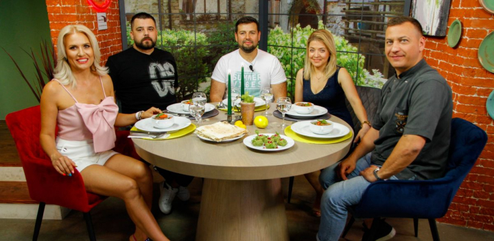 Bucate si invitati neordinari au fost prezenti in platoul gustutilor! Afla cum au pregatit sotii Demirdjean o reteta georgiana si una armeneasca, dar si parerea lui Anatolie Melnic dupa degustare: „Tu ai auzit ce a zis Anatol cand a gustat?” - VIDEO