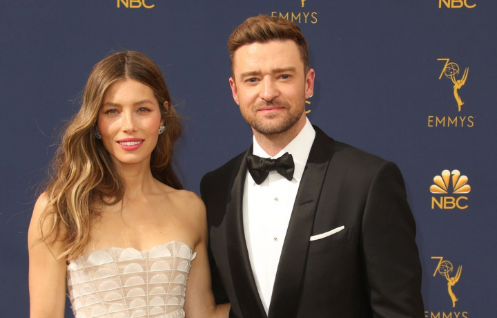 Imagini rare cu cei doi copii ai lui Justin Timberlake si Jessica Biel - FOTO