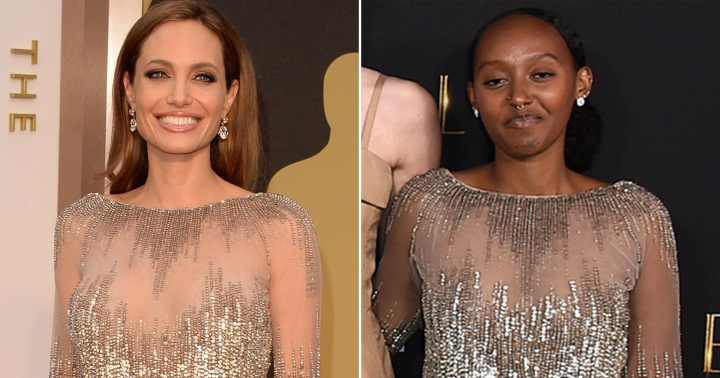 Angelina Jolie, gestul adorabil facut fiicei sale Zahara la Roma, in vazul tuturor - FOTO