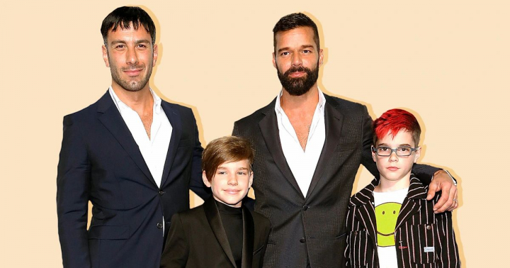 Ricky Martin a impartasit pe retelele sociale o fotografie rara cu fiul ...