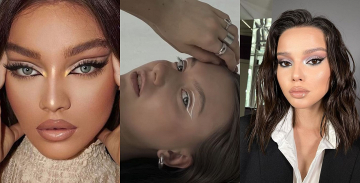 Eyeliner alb, buze lucioase si folii argintii pe ochi! Vezi cum arata cel mai actual si modern machiaj in vara 2022. Idei care vor fi utile tututror - FOTO
Eyeliner alb, buze lucioase si folii argintii pe ochi! Vezi cum arata cel mai actual si modern machiaj in vara 2022. Idei care vor fi utile tututror - FOTO