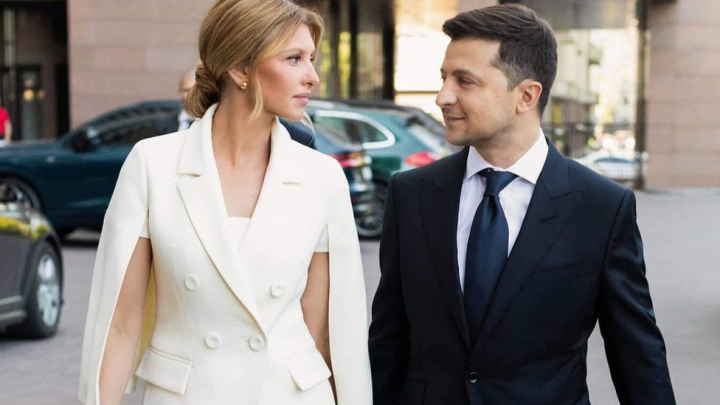 Vladimir Zelenski si-a emotionat urmaritorii cu o postare pe Instagram despre sotia sa: „A mea...” - FOTO