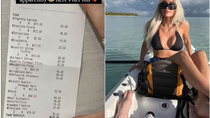 Ce si cat mananca Kim Kardashian la o singura masa! Chelnerul care a servit-o a postat bonul pe internet Ce si cat mananca Kim Kardashian la o singura masa! Chelnerul care a servit-o a postat bonul pe internet