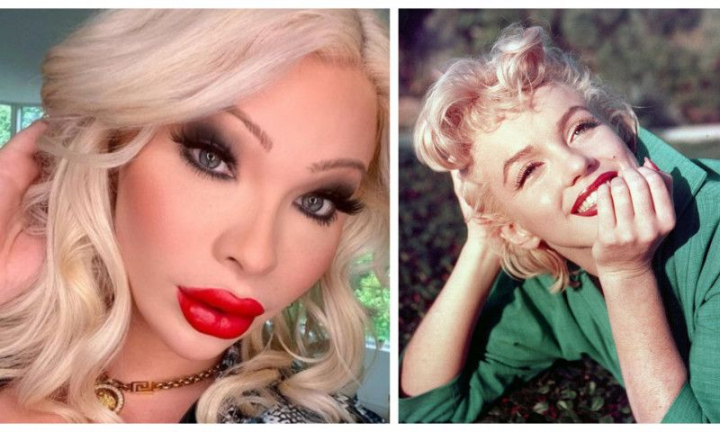 O tanara a cheltuit 50 de mii de dolari pe operatii estetice din dorinta de a semana cu Marilyn Monroe: „Nu ma opresc aici!” - FOTO O tanara a cheltuit 50 de mii de dolari pe operatii estetice din dorinta de a semana cu Marilyn Monroe: „Nu ma opresc aici!” - FOTO