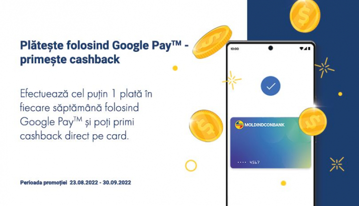 Castiga cu Google Pay™ si Moldindconbank Castiga cu Google Pay™ si Moldindconbank