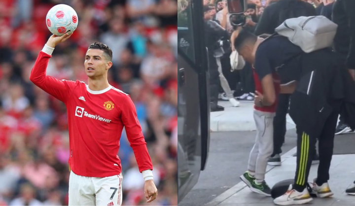 Filmuletul in care un baietel din Moldova fuge catre Cristiano Ronaldo a devenit viral pe TikTok. Vezi cum a reactionat renumitul fotbalist la imbratisarile micutului: „Pentru el este un gest mic, iar pentru copil este un vis implinit” - VIDEO Filmuletul in care un baietel din Moldova fuge catre Cristiano Ronaldo a devenit viral pe TikTok. Vezi cum a reactionat renumitul fotbalist la imbratisarile micutului: „Pentru el este un gest mic, iar pentru copil este un vis implinit” - VIDEO