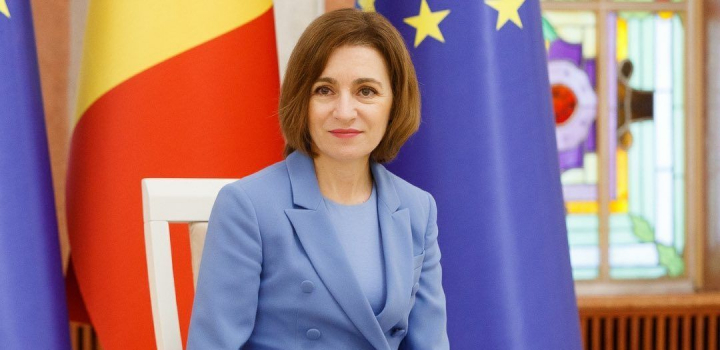 Eleganta si stilata! Vezi cum arata tinuta pe care a purtat-o Maia Sandu in timpul vizitei oficiale a Presedintelui Comisiei Europene, Ursula von der Leyen la Chisinau - FOTO