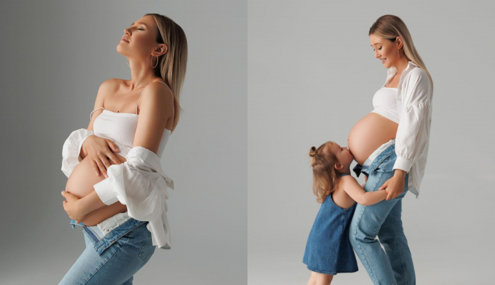 O graviduta superba! Tatiana Nastas - intr-o sedinta foto curajoasa. Vezi cum si-a etalat burtica prezentatoarea stirilor PRO TV: „Sunt binecuvantata” - FOTO