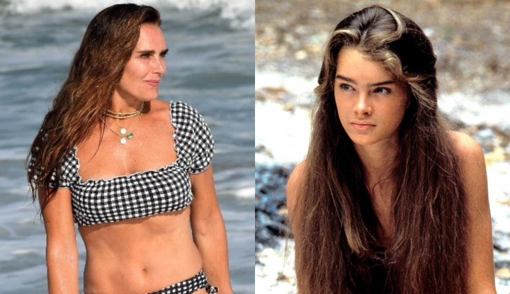 Vedeta din „The Blue Lagoon”, Brooke Shields - impecabila in costum de baie la 57 de ani. Vezi cum sarbatoreste actrita Ziua Recunostintei - VIDEO