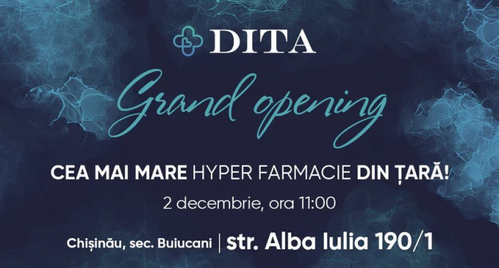 FARMACIA FAMILIEI deschide CEA MAI MARE Hyper Farmacie DITA din tara! FARMACIA FAMILIEI deschide CEA MAI MARE Hyper Farmacie DITA din tara!