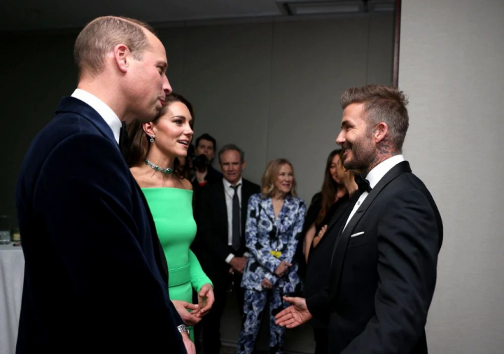 La intalnirea cu Kate si William din America, David Beckham a incalcat protocolul