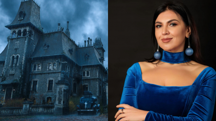 Tania Goncear - vacanta rupta din tipare! Bloggerita a vizitat castelul in care s-a filmat serialul de groaza „Wednesday” - FOTO/VIDEO