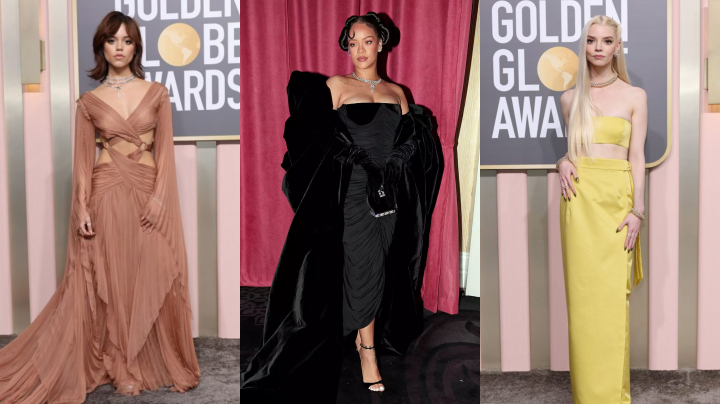 Cele mai spectaculoase aparitii de la Globurile de Aur 2023. Ce au purtat vedetele pe covorul rosu - FOTO