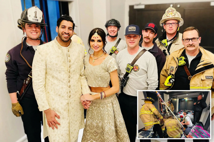 O mireasa si un mire au lipsit de la propria nunta pentru ca au ramas blocati in lift - FOTO O mireasa si un mire au lipsit de la propria nunta pentru ca au ramas blocati in lift - FOTO