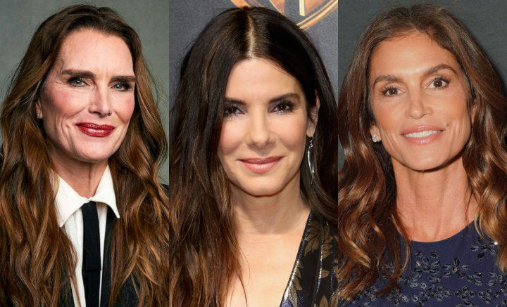 WOW! Cum ar arata Sandra Bullock, Cindy Crawford, Brooke Shields, dar si alte vedete de talie mondiala daca nu ar fi apelat la interventiile estetice - FOTO