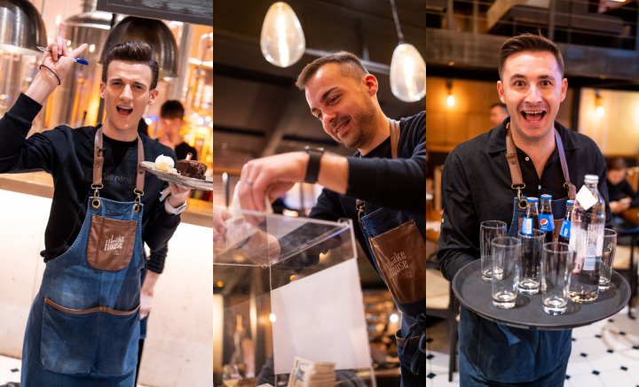 Si-au schimbat meseria pentru o seara! Emilian Cretu, Gabriel Nebunu, dar si alte vedete au fost ospatari: „Se vede ca nu am experienta, deja am varsat pe jos cateva beri” - VIDEO Si-au schimbat meseria pentru o seara! Emilian Cretu, Gabriel Nebunu, dar si alte vedete au fost ospatari: „Se vede ca nu am experienta, deja am varsat pe jos cateva beri” - VIDEO