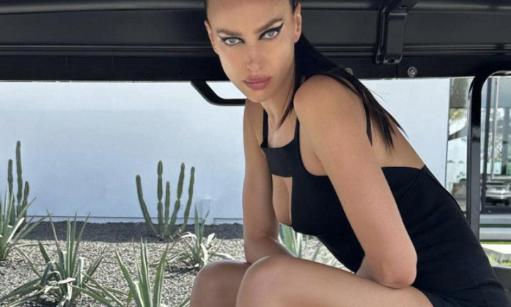 Irina Shayk, aparitie de milioane la Coachella. Modelul si-a etalat silueta intr-o rochie decoltata, alaturi de Leonardo DiCaprio - FOTO