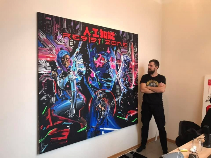 Alex Gurschii - prima expozitie personala, acasa! Vezi ce show de exceptie a facut artistul plastic, dar si cum arata cea mai mare pictura modulara din lume - VIDEO Alex Gurschii - prima expozitie personala, acasa! Vezi ce show de exceptie a facut artistul plastic, dar si cum arata cea mai mare pictura modulara din lume - VIDEO