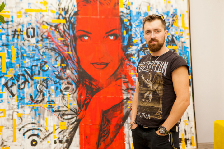 WOW! Alex Gurschii este nominalizat la Recordul Guinness pentru cea mai mare pictura modulara din lume: „Am facut-o in 7 zile” - VIDEO