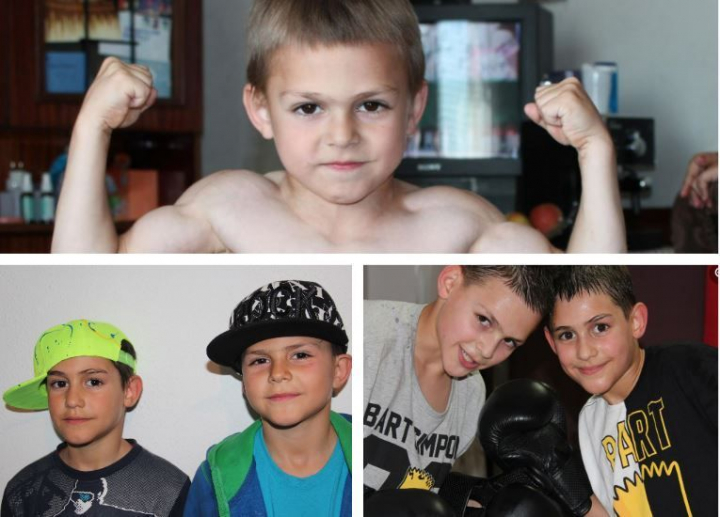 Ce mai fac Giuliano si Claudio Stroe? Giuliano a batut recorduri mondiale ca "Micul Hercule", iar fratele i-a calcat pe urme - FOTO